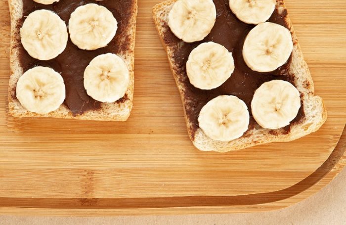 chocolate with banana