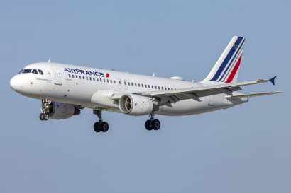 Luqa, Malta - July 5, 2021: Air France Airbus A320-214 (Reg.: F-GKXH) making the inaugural flight for the season to Malta.